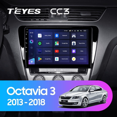 Штатная магнитола Teyes CC3 Skoda Octavia 3 A7 2013-2018