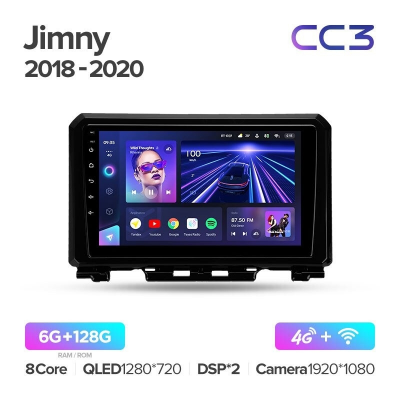 Штатная магнитола Teyes CC3 360° Suzuki Jimny JB64 2018-2020