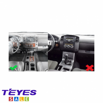 Переходная рамка для Nissan Navara D40 2005-2010 9"