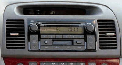 Переходная рамка для установки автомагнитолы TOYOTA Camry (ACV30) 2001-2006 (глянцевый "под дерево") 9"