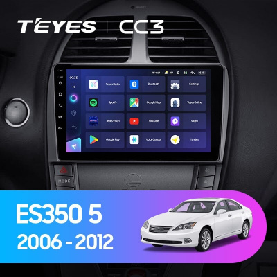 Штатная магнитола Teyes CC3 Lexus ES350 5 V XV40 2006-2012
