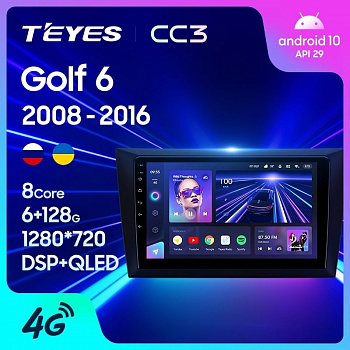 Штатная магнитола Teyes CC3 Volkswagen Golf 6 2008-2016