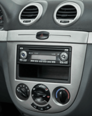 Переходная рамка для установки автомагнитолы CHEVROLET Lacetti 2004-2013; Nubira, Optra 2004-2008 (Кондиционер) 9"
