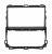 Рамка для установки в Toyota Land Cruiser Prado, Lexus GX 2002-2009 9" дисплея Тип2