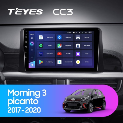 Штатная магнитола Teyes CC3 Kia Picanto 3 2017-2020