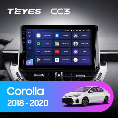 Штатная магнитола Teyes CC3 Toyota Corolla 12 2018-2020