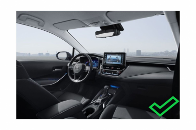 Рамка для установки в Toyota Corolla (E210) 2018+ 10" дисплея тип 2