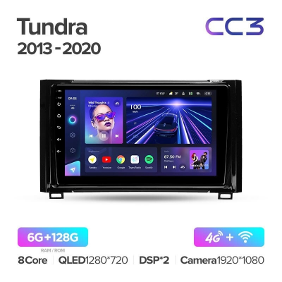 Штатная магнитола Teyes CC3 360° Toyota Tundra XK50 2013-2020