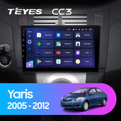 Штатная магнитола Teyes CC3 360° Toyota Yaris XP90 2005-2012