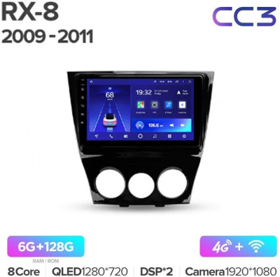 Штатная магнитола Teyes CC3 360° Mazda RX-8 SE 2009-2011