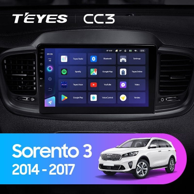 Штатная магнитола Teyes CC3 Kia Sorento 3 2014-2017