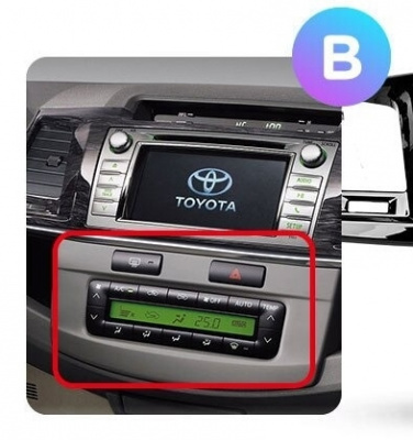 Установочный комплект Teyes для Toyota Fortuner 1 AN50 AN60 HILUX 2008-2014