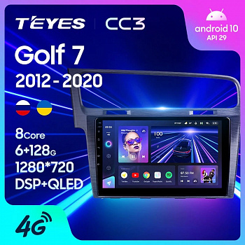 Штатная магнитола Teyes CC3 Volkswagen Golf 7 2012-2020