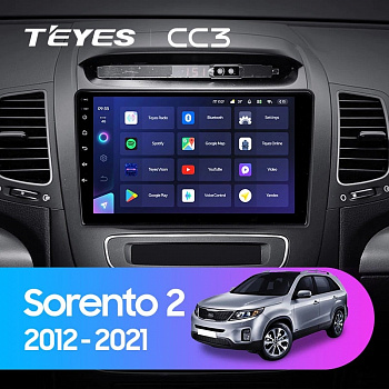 Штатная магнитола Teyes CC3 Kia Sorento 2 II XM 2012-2021