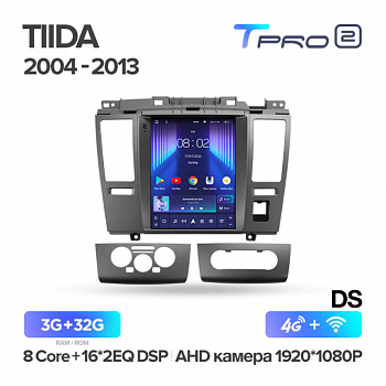 Штатная магнитола Teyes TPRO 2 Nissan Tiida C11 DS 2004-2013