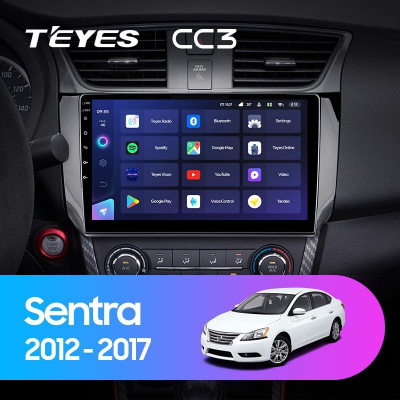 Штатная магнитола Teyes CC3 Nissan Sentra B17 2012-2017