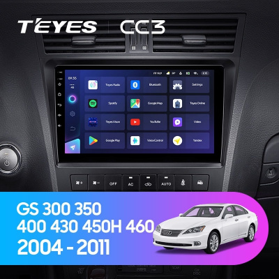 Штатная магнитола Teyes CC3 Lexus GS300 / S190 / GS350 / GS400 / GS430 / GS450h / GS460 GS 3 2004-2011