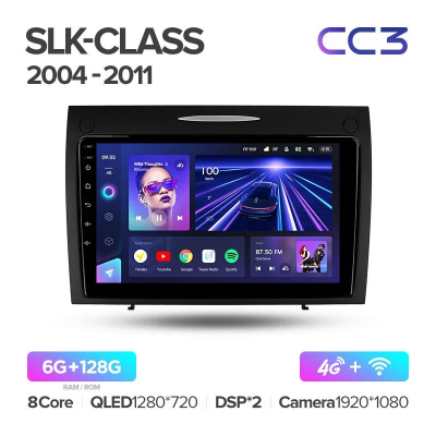 Штатная магнитола Teyes CC3 360° Mercedes-Benz SLK-Class R171 2004-2011