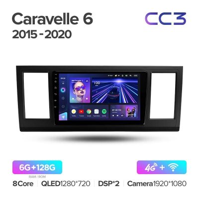Штатная магнитола Teyes CC3 360° Volkswagen Caravelle 6 1 T6 2015-2020