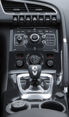 Переходная рамка для установки автомагнитолы PEUGEOT (3008) 2009-2016 (Климат) 9"