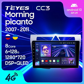 Штатная магнитола Teyes CC3 Kia Morning / Picanto 2007-2011