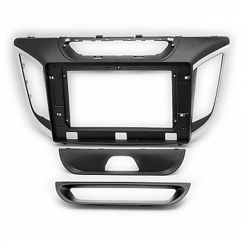 Переходная рамка для установки автомагнитолы HYUNDAI iX-25 2014+; Creta 2015+ 10"