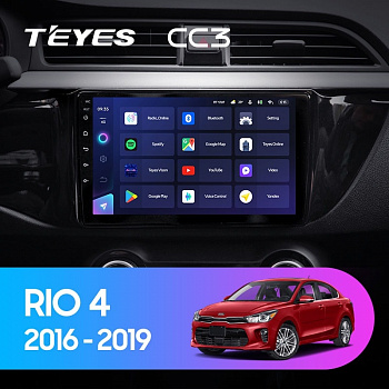 Штатная магнитола Teyes CC3 Kia Rio 4 2016-2019