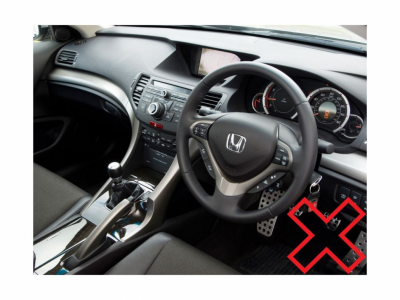 Рамка для установки в Honda Accord(USA) 2008-2012, Crosstour 10" дисплея