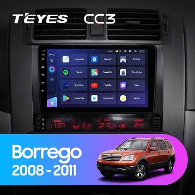 Штатная магнитола Teyes CC3 Kia Mohave HM 2008+ / Borrego 2008-2011