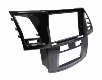 Рамка для установки в Toyota Hilux, Fortuner 2005-2008 9" дисплея (авто с климат-контролем)