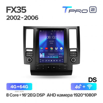 Штатная магнитола Teyes TPRO 2 Infiniti FX35 1 DS 2002-2006