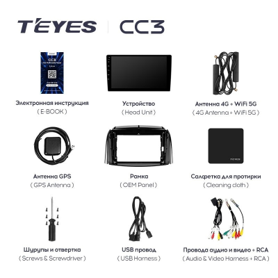 Штатная магнитола Teyes CC3 360° Renault Koleos 2008-2016