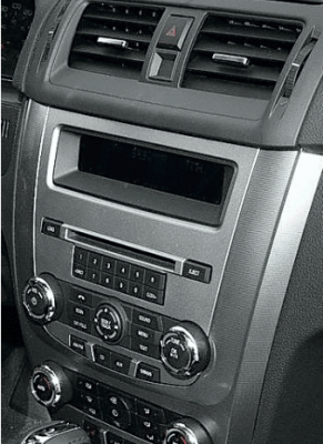 Переходная рамка для установки автомагнитолы FORD Fusion 2009-2012 (Чёрная) 10"