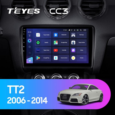 Штатная магнитола Teyes CC3 Audi TT 2 8J 2006-2014