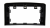 Рамка для установки в Toyota Land Cruiser 100 1998-2002 9" дисплея (для прямоугольного отверстия)