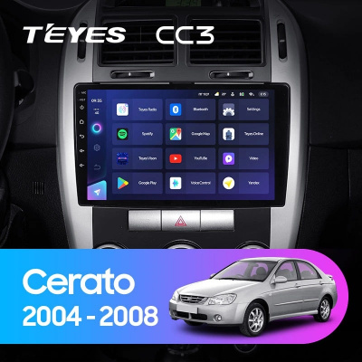 Штатная магнитола Teyes CC3 Kia Cerato 1 LD 2004-2008