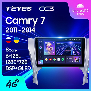 Штатная магнитола Teyes CC3 Toyota Camry 7 XV50 XV55 2011-2014